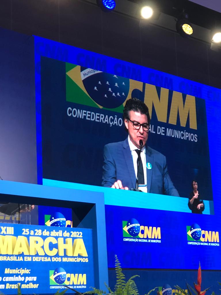 Presidente da CMB defende setor filantrópico em Marcha de Prefeitos