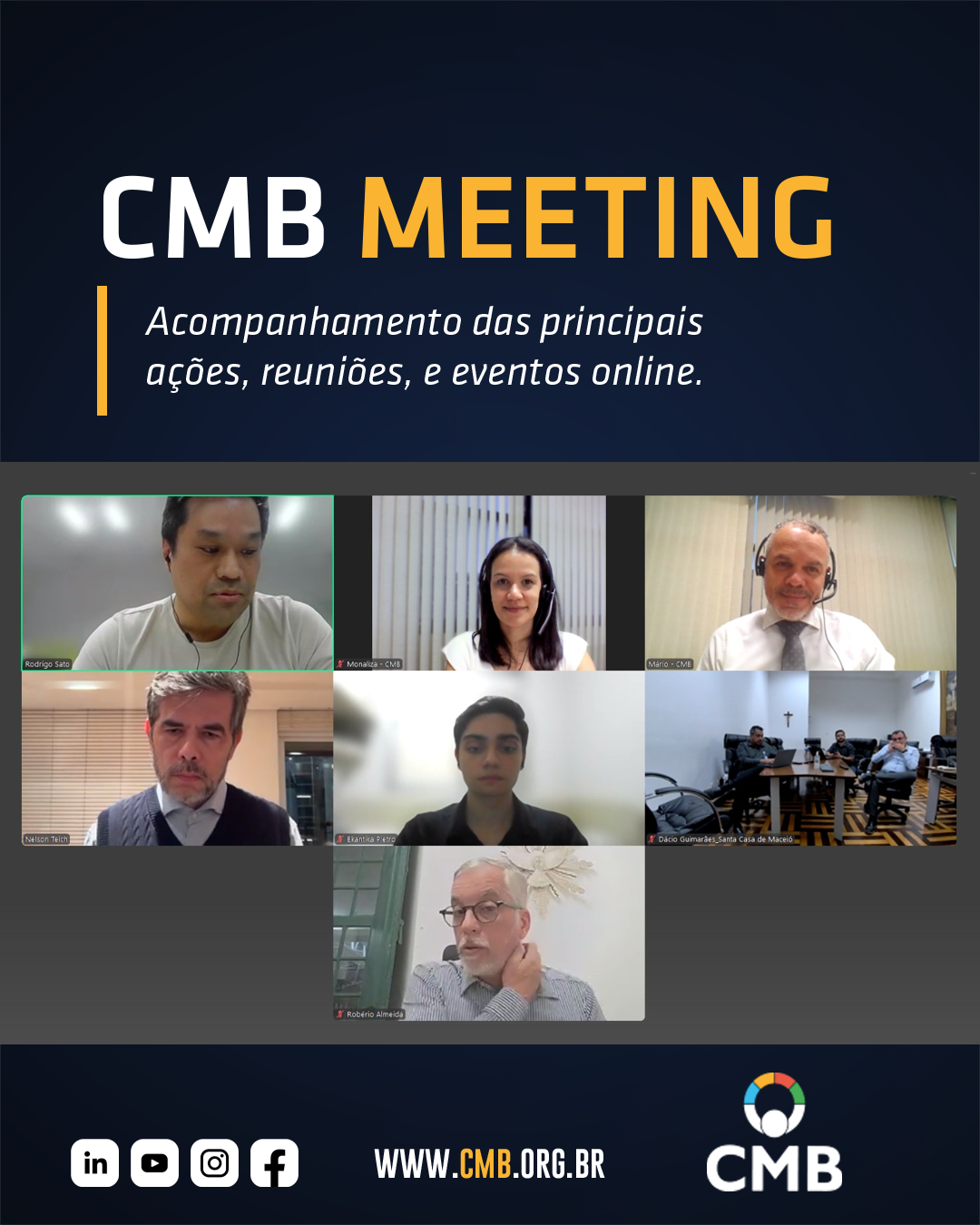 CMB realiza mais um encontro do Grupo de Trabalho sobre saúde suplementar e ciclo de receita